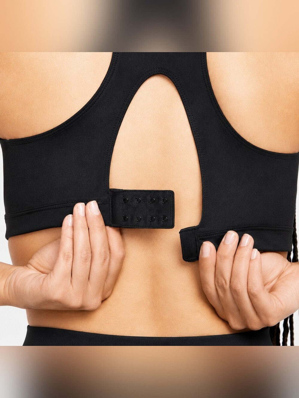 Nike | Women's 'Alpha Dri-Fit' Sports Bra (Black), Size XS - Picture 3 of 7